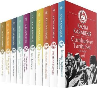 Cumhuriyet Tarihi Set İlk Yıllar - Lüks Kutulu 10 Kitap Takım - Kazım Karabekir - Truva Yayınları