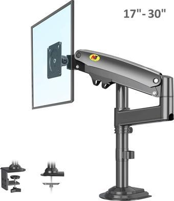 North Bayou Nb H100 Amortisörlü & Asansörlü Profosyonel 17-30" Monitör Tutucu Kol Stand