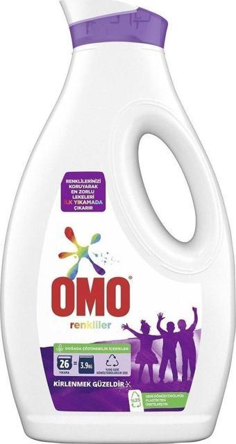 Omo Sıvı Deterjan Renkiler 26 Yıkama 1690 Ml