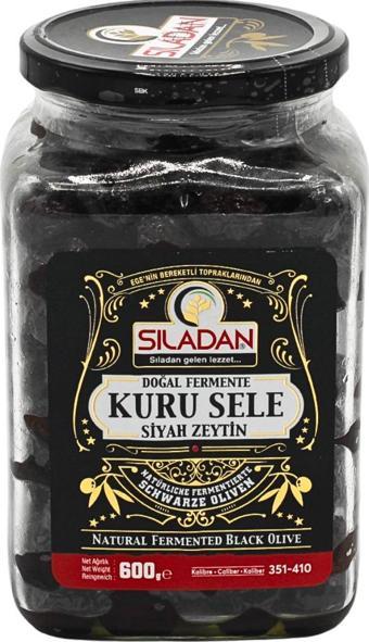 Sıladan Kuru Sele Zeytin 600Gr Cam 351-410