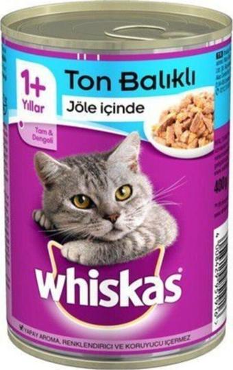 Whiskas Ton Balıklı Konserve 24X400 Gr