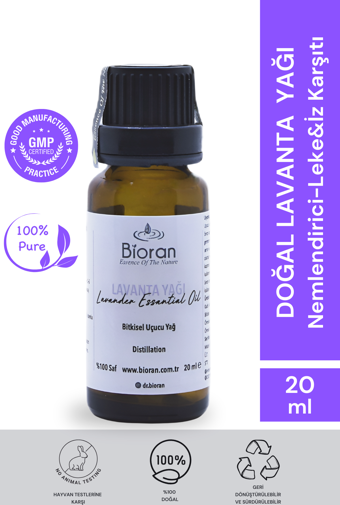 Lavanta Yağı % 100 Saf Bitkisel Uçucu Yağ 20 ml. (Lavender Essential Oil)