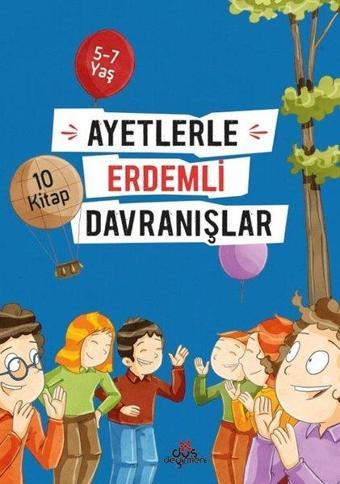 Ayetlerle Erdemli Davranışlar Seti-10 Kitap Takım - Yasemin Ulun Pak - Düş Değirmeni