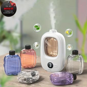 Mioji Mio Smell 2x Aromaterapi Şarjlı Yeni Nesil Otomatik Oda Kokusu Makinesi - Mavi Rüzgar Çanları