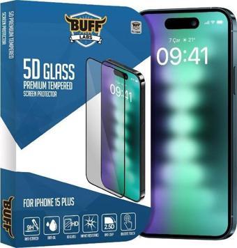 Buff iPhone 15 Plus 5D Glass Ekran Koruyucu