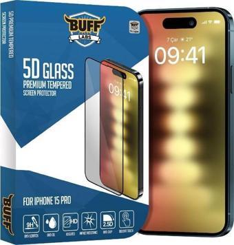 Buff iPhone 15 Pro 5D Glass Ekran Koruyucu