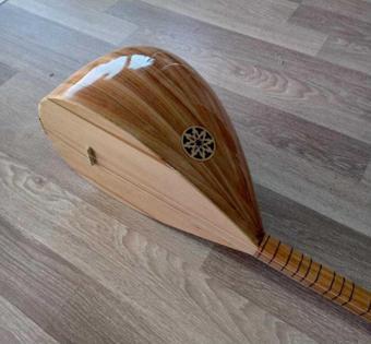 İDOL MÜZİK ALETLERİ Saz 36 Tekne Kısa Sap Çocuk Sazı Tam Set Bağlama