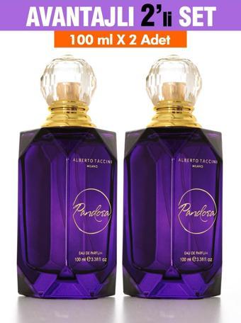 2'Li Set Alberto Taccini PANDORA Kadın Parfümü -100 ml
