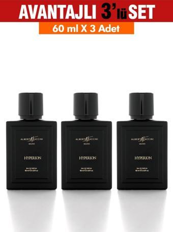 3'Lü Set Alberto Taccini  Hyperion Erkek Parfümü 60 ml