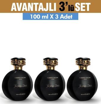 3'Lü Set Alberto Taccini  Bona Dea Kadın Parfümü - 100 ml