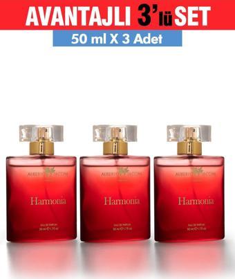 3'Lü Set Alberto Taccini  Harmonia Kadın Parfümü  50 ml