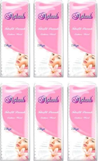 Aslanlı Hidrofil Pamuk 250 Gr X 6 Paket