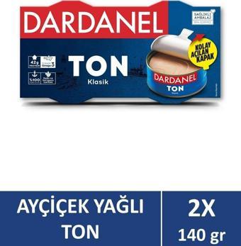 Dardanel Ayçiçek Yağlı Ton Balığı 2X140 Gr .