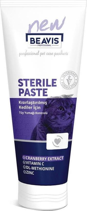 Beavis Kısırlaştırılmış Kediler için Vitamin & Min Mineralli Malt Paste 85 ml