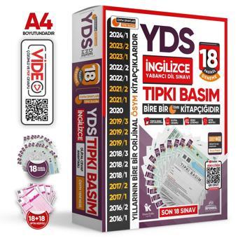 2025 YDS İngilizce ÖSYM Tıpkı Basım Çıkmış Soru 18li Deneme Paketi Video/PDF Çözümlü Türkiye Geneli - İnformal Yayınları