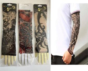 Airbrush Tattoo 3 Çift 6 Adet Giyilebilir Dövme Sleeves Tattoo Çorabı Sleeves