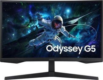 Samsung Odyssey G5 G55C LS27CG552EUXUF 27 1 ms QHD Curved Oyuncu Monitörü