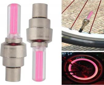  Pembe Hareket Sensörlü Işıklı Bisiklet MOtorsiklet Sibop Kapağı(2li)