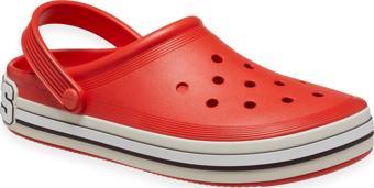 Crocs 209651 Off Court Logo Clog Kırmızı Erkek Terlik