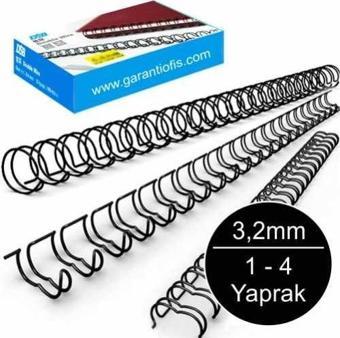 Sarff JBI 3,2mm Karo Tel Spiral 1-4 Yaprak Kapasiteli (100 lü Kutu)