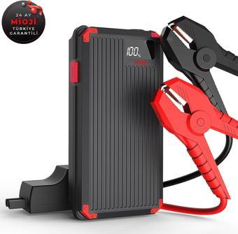 Mioji Mio D6H 20000mAh 3.7V 1200A Jump Starter LED Işıklı Hızlı Şarj Destekli Akü Takviye Cihazı