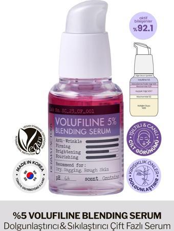 Derma Factory %5 Volufiline İçeren Dolgunlaştırıcı, Sıkılaştırıcı Çift Fazlı Serum Derma Factory Blendin Serum