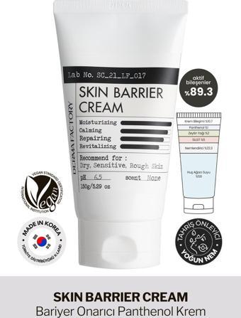 Derma Factory Bariyer Onarıcı %59 Huş Ağacı Özü Panthenol Krem Skin Barrier Cream 150 Ml