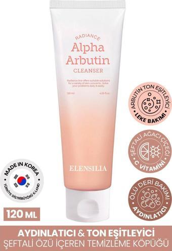 Elensilia Aydınlatıcı, Ton eşitleyici Arbutin Temizleyici Köpük ELENSILIA Radiance Alpha Arbutin Foam 120ml