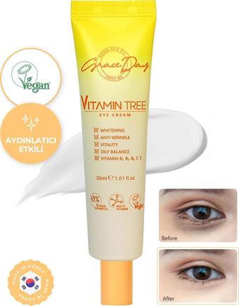 Grace Day Aydınlatıcı Niacinamide Ve Vitamin Kompleksi Içeren Vegan Göz Kremi Vitamin Tree Eye Cream