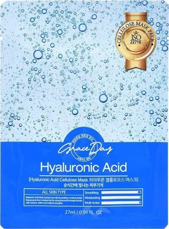 Grace Day Nemlendirici Selüloz Hyalüronik Asit Maske Hyaluronic Acid Mask 8809446653182, One Size