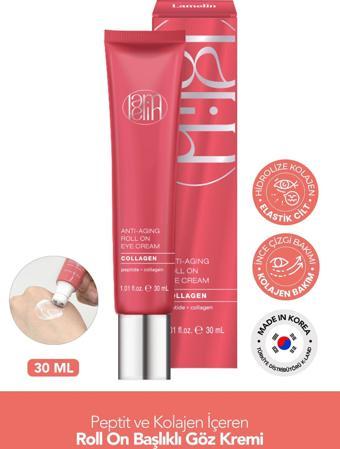 Lamelin Yaşlanma Karşıtı 3'lü Masaj Başlıklı Kolajen Göz Kremi Lamelin Roll On Collagen Eye Cream