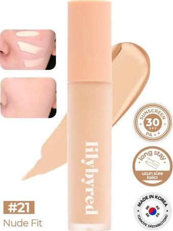 lilybyred Doğal Görünümlü SPF 30+ PA++ Güneş Koruyucu İçeren Kapatıcı lilybyred Magnet Fit Concealer 21 No