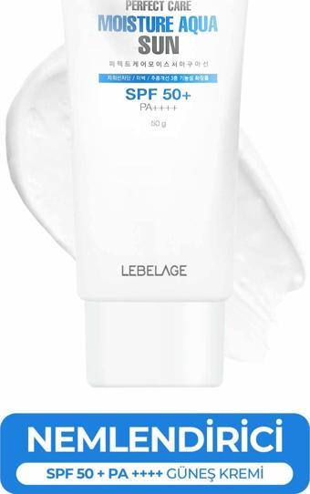 Lebelage Su Bazlı Nemlendirici Güneş Kremi Perfect Care Moisture Aqua Sun Cream Spf 50 Pa