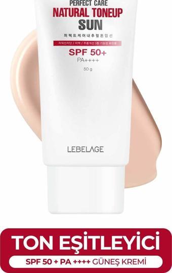 Lebelage Ton Eşitleyici Renkli Güneş Koruyucu Tone Up Sun Spf 50+ Pa++++