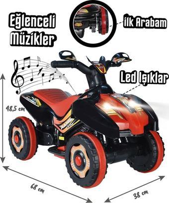 Pratikko Led Işıklı Müzikli Akülü Atv