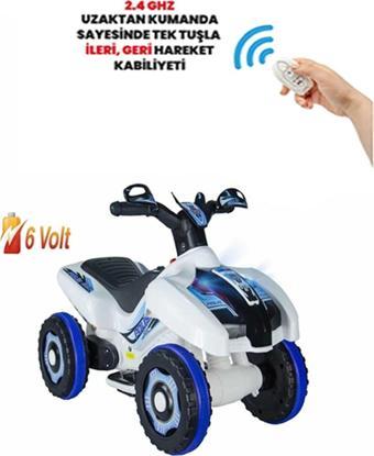 UJ Toys Kumandalı Akülü Araba 6 Volt 2-4 Yaş