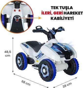 UJ Toys Ranger 6 V Akülü ATV Polis