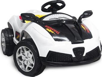 UJ Toys Thunder 12v Akülü Araba Beyaz - Siyah