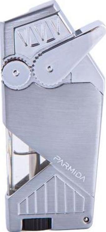 Parmida Çift Torch Pürmüz Gümüş Puro Çakmağı