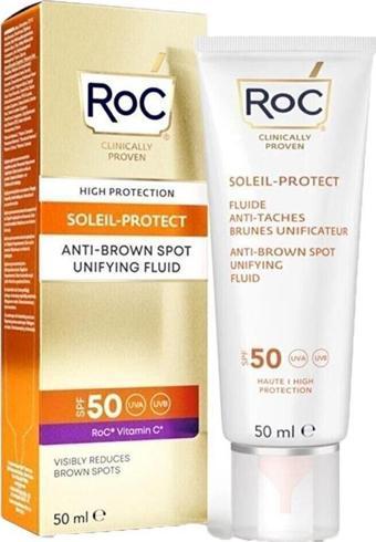 Roc Soleil-Protect Anti-Brown Spot Leke Karşıtı Güneş Bakım Kremi SPF50 50ML