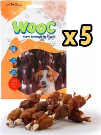 Wooc Tavuk Ördek Ve Ciğer Sargılı Stick Köpek Ödülü 80 Gr X 5 Adet