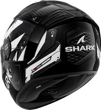 Shark Spartan Rs Stingrey Kapalı Kask - Siyah/Beyaz