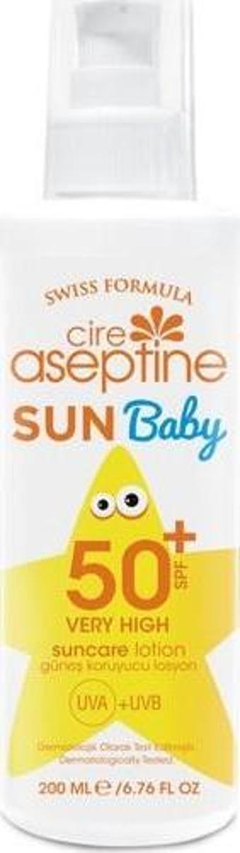 Cire Aseptine Sun Baby Spf50+ Lotion 200Ml