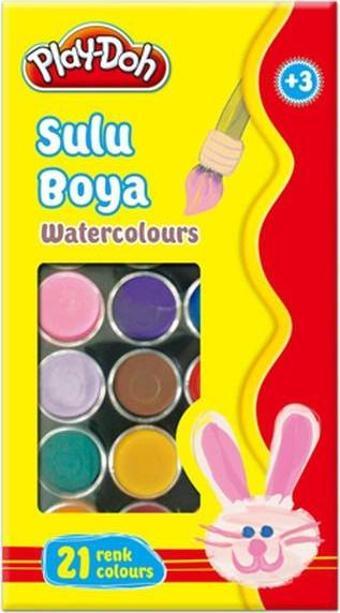 Play-Doh 21 Renk Sulu Boya Play-Su004