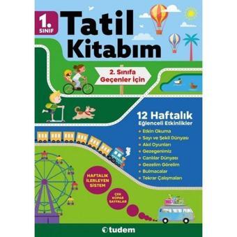 1. Sınıf Tatil Kitabım - 2. Sınıfa Geçenler İçin - Kolektif  - Tudem Yayınları - Ders Kitapları