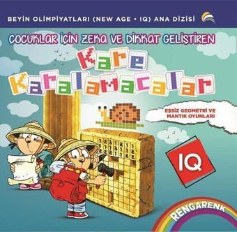 Çocuklar için Zeka ve Dikkat Geliştiren Kare Karalamacalar - Bahar Çelik - Ekinoks