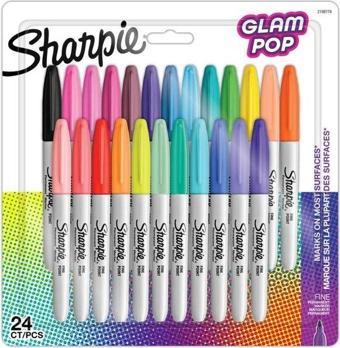 Sharpıe Fine Glam Pop Permanent Markör 24Lü Bls