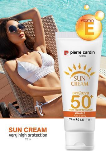 Pierre Cardin Koruyucu Güneş Kremi 50+ SPF Çok Yüksek Koruma - 75 ML