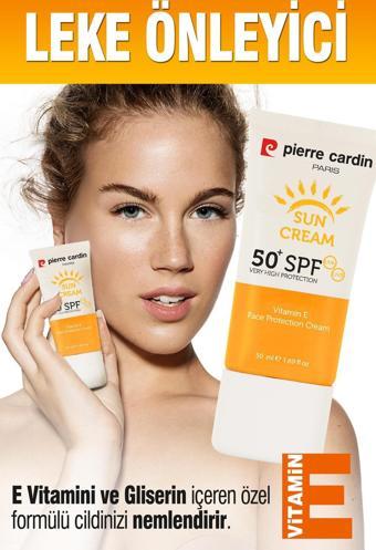 Pierre Cardin Yüksek Uv Korumalı Koyu Leke Önleyici Spf 50 Güneş Kremi Yüz Ve Tüm Vücut 50 ml