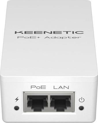 Keenetic Poe+ Injector, 1X1GBIT, 1X1GBIT Poe+ Port, Ieee 802.3AF/AT (MAX.30W/PORT), 30WATT